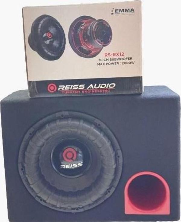 Reiss Audio Rs-rx12 2000 Watt 30 Cm Kabinli Subwoofer Bass - Image 1