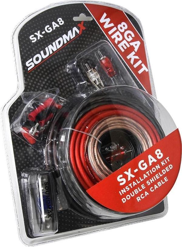 Soundmax Sx-Awg 8 8 Ga Oto Ses Sistemi Kablo Seti - Image 1