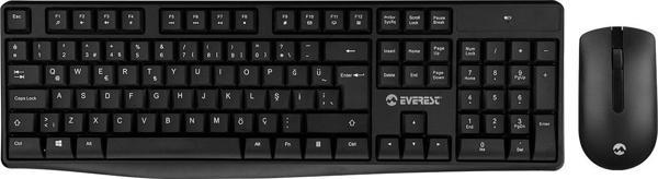 Siyah Kablosuz Q Multimedia Klavye + Mouse Set Km-7500 - Image 1