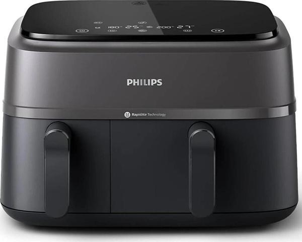 Philips Na350/00 Çift Hazneli Airfryer Siyah - Image 1