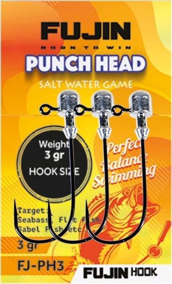 Fujin Punch Head Jig Head FJ-PH #3/0 3gr - Image 1