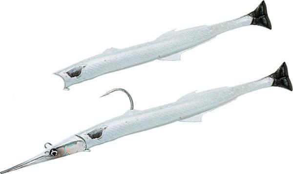 Savage gear Needlefish Pulsetail 2+1 23 cm 55g Suni Yem Pearl White Silver - Image 1