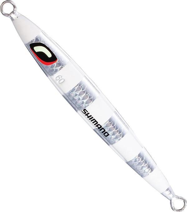 Shimano Ocea Stinger Butterfly Pebble Light 105mm 60gr Metal Jig Yem 002 Zebra - Image 1