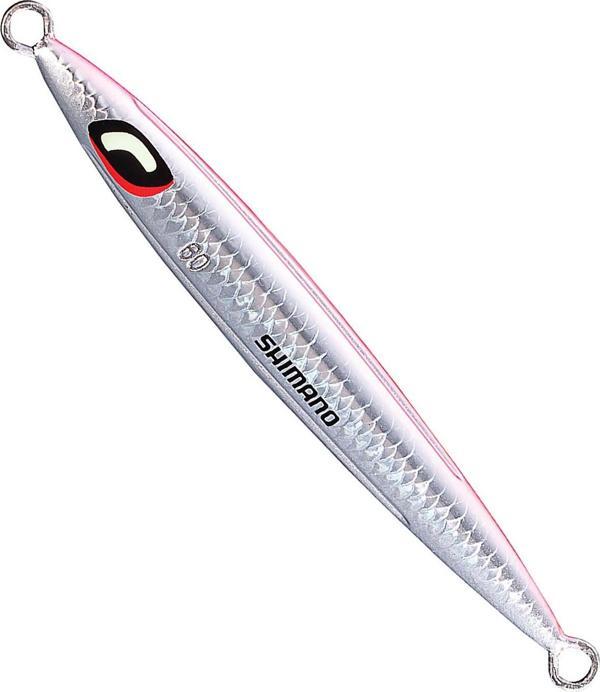 Shimano Ocea Stinger Butterfly Pebble Light 105mm 60gr Metal Jig Yem 003 Pink - Image 1