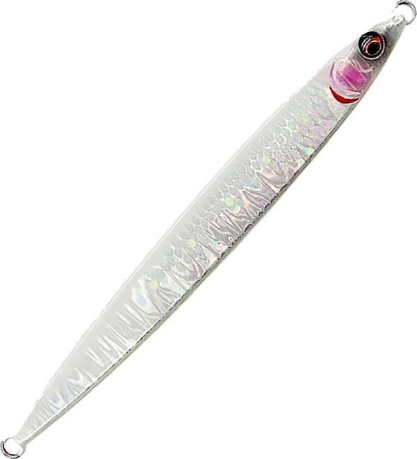 Savage Gear Sardine Slider 14.5 cm 80 gr Metal Jig Yem UV White Glow - Image 1