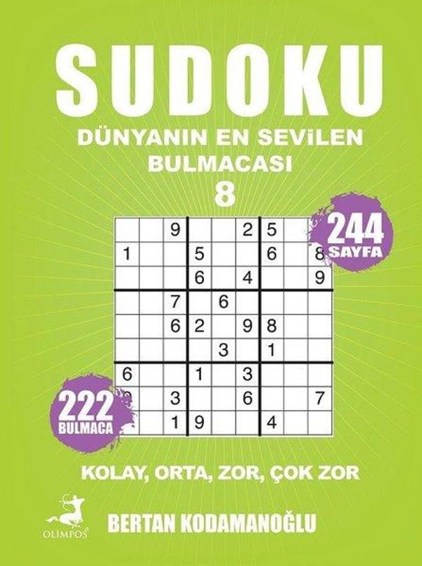 Sudoku 8 - Olimpos Yayınları - Image 1