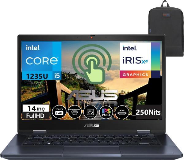 Asus B3402FBA-I58511 Intel Core I5-1235U 16GB 2tb Freedos 14'' Fhd Dokunmatik Taşınabilir Bilgisayar AI58512B1D04 + Weblegelsin Çanta - Image 1