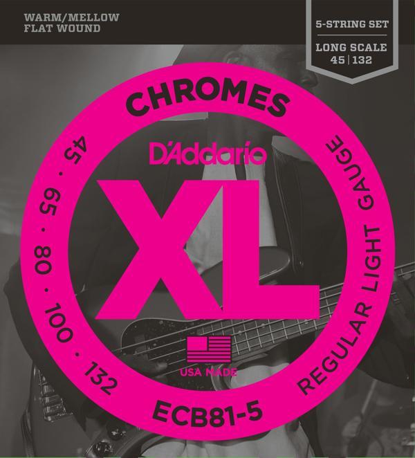 BAS GİTAR TEL SETİ, 5 TELLİ, CHROMES, REGULAR LIGH - Image 1