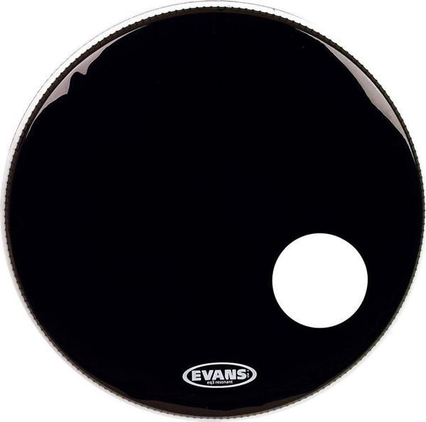 DERİ 18 EQ3 RESONANT SİYAH KİCK ÖN DELİKLİ TEK KAT - Image 1