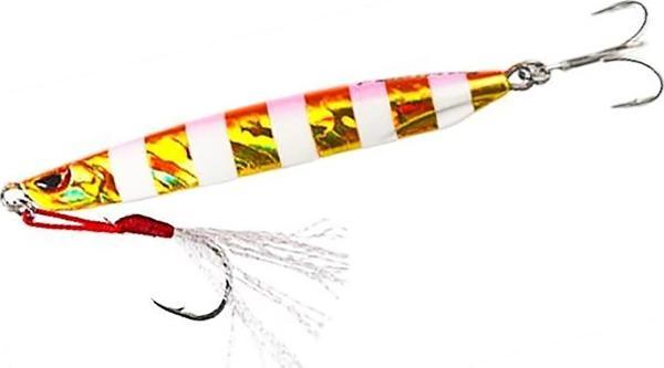 Fujin Metal Cast 20gr Shore Jig Yem MT20 Gold Pink Zebra Glow - Image 1