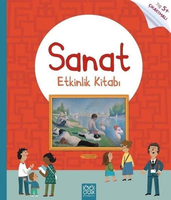 Sanat Etkinlik Kitabı-Yaş 5+ Çıkartmalı - 1001 Çiçek - Image 1