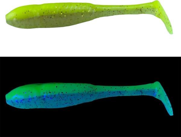 Mef Muçi 9cm 5 Adet Silikon Yem UV Lemon Sedef - Image 1