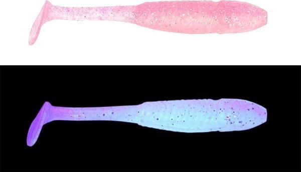 Mef Muçi 9cm 5 Adet Silikon Yem UV Pembe - Image 1