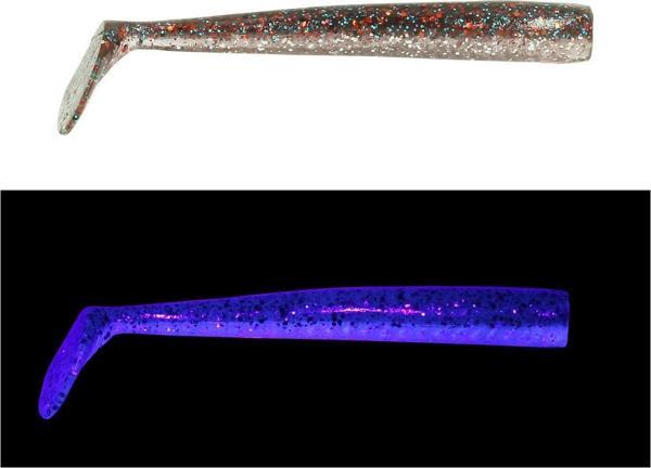 Mef Sargan 10cm 3 Adet Silikon Yem UV Kırmızı - Image 1
