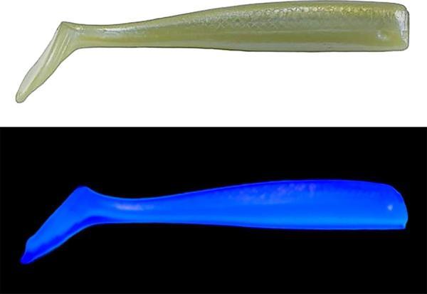 Mef Sargan 8cm 5 Adet Silikon Yem UV Gold - Image 1