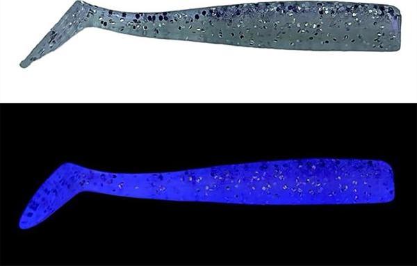 Mef Sargan 8cm 5 Adet Silikon Yem UV Naturel Ghost - Image 1