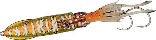 Savage Gear Swimsquid Inchiku 10.3cm 180gr Silikon Kalamar Orange Gold Glow - Image 1