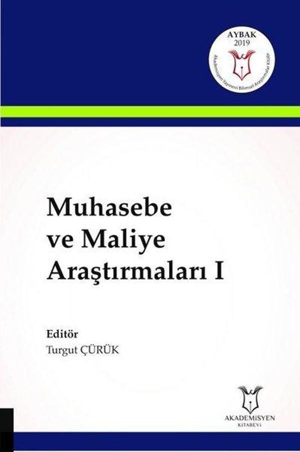 Muhasebe ve Maliye Araştırmaları-1 - Akademisyen Kitabevi - Image 1