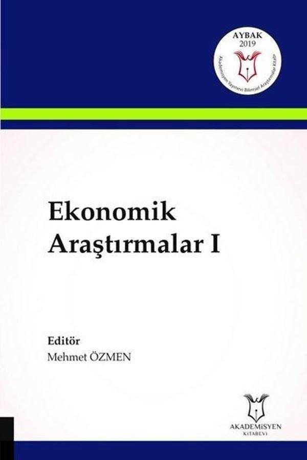 Ekonomik Araştırmalar-1 - Akademisyen Kitabevi - Image 1