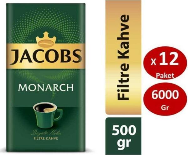 Jacobs Monarch Filtre Kahve 500 Gr X 12li Set - Image 1