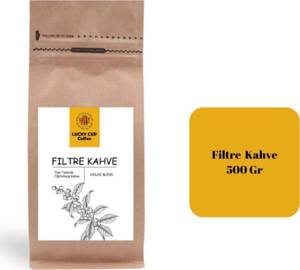 Lucky Cup  House Blend Filtre Kahve 500 Gr - Image 1