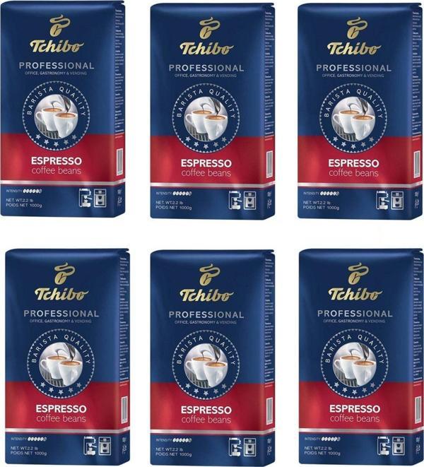 Tchibo Profesional Espresso Çekirdek Kahve 1 Kgx6 Adet - Image 1