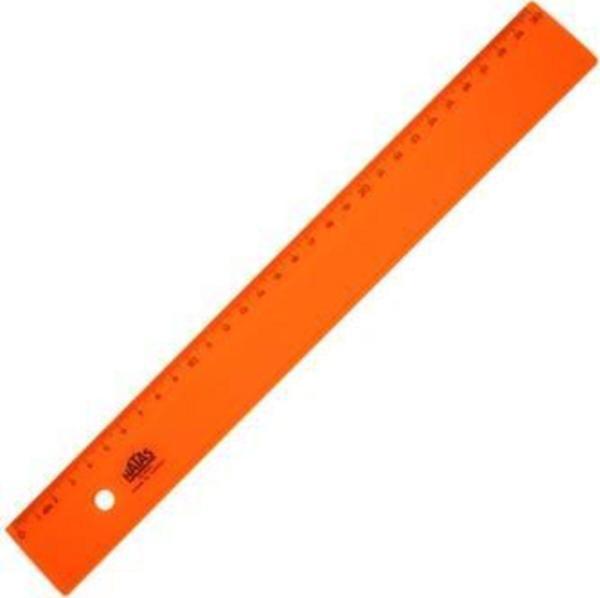 HATAS 30cm Plastik Geniş Cetvel 0147-0148-0149 - Image 1