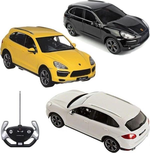 Sunman Oyuncak Porsche Cayenne Turbo Uzaktan Kumandalı Işıklı Araba 1:14 SUN-S00042900 (Karışık Renk - Image 1