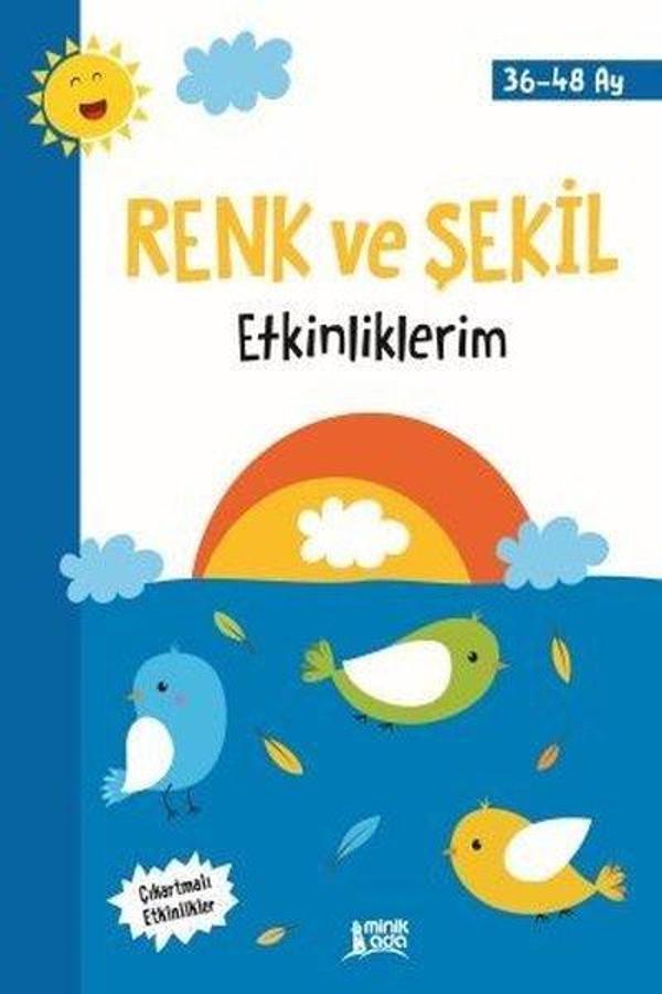 Renk ve Şekil Etkinliklerim 36-48 Ay - Minik Ada - Image 1