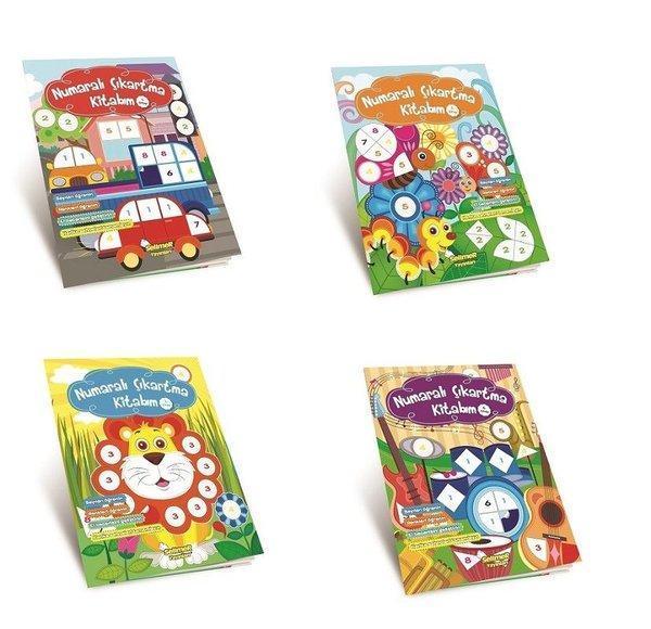 Numaralı Çıkartma Kitabım Seti-4 Kitap Takım - Selimer - Image 1
