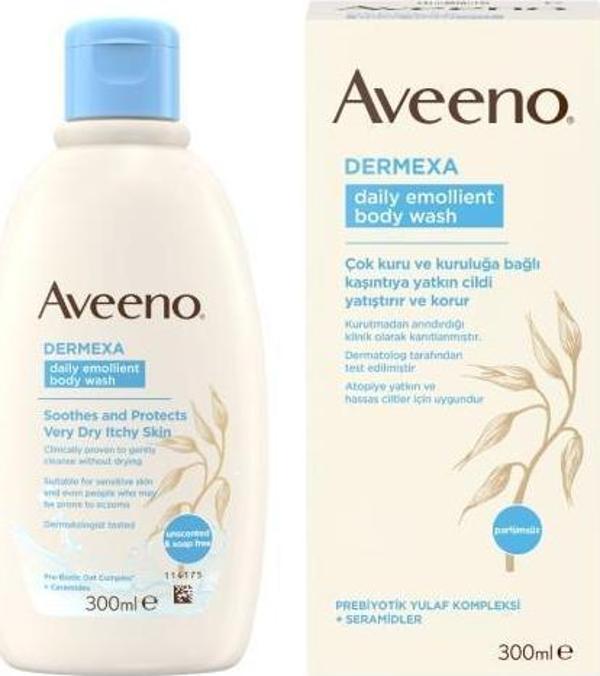 AVEENO Dermexa Emollient Body Wash 300 ml - Image 1