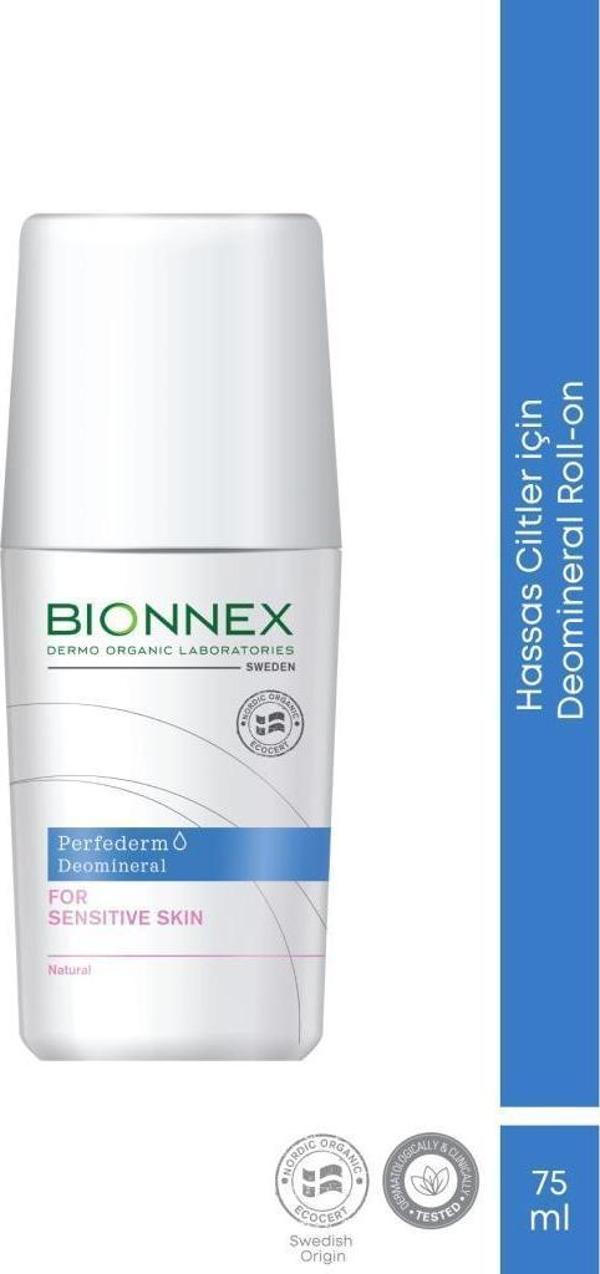 BIONNEX Perfederm Roll-On Deomineral Hassas Ciltler 75 ml - Image 1