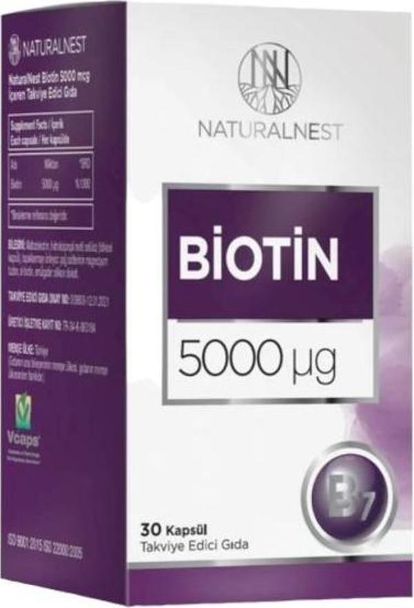NATURALNEST BIOTIN 30 KAPSUL - Image 1