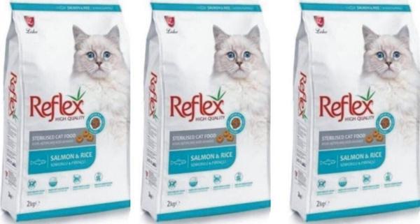 Reflex Sterilised Somonlu Prinçli Kısır Kedi Maması 3x2 kg - Image 1