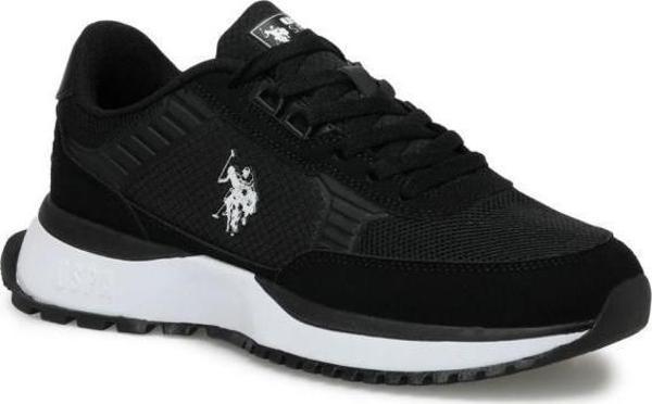U.S. Polo Assn. MARCUS 4FX SİYAH BEYAZ COMFORT CASUAL ANATOMİK SPOR AYAKKABI - Image 1