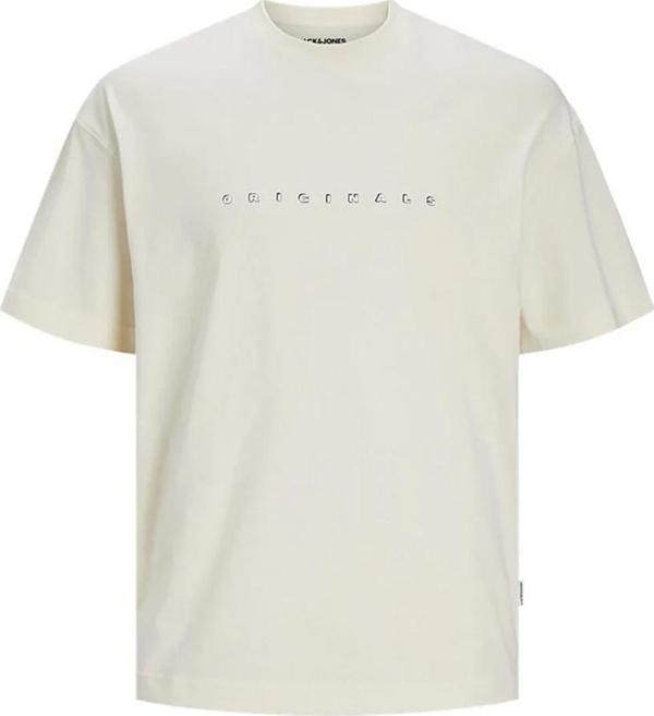 Jack&Jones 12251966 Joreaster Activity Tee Ss Crew Neck Krem - Image 1