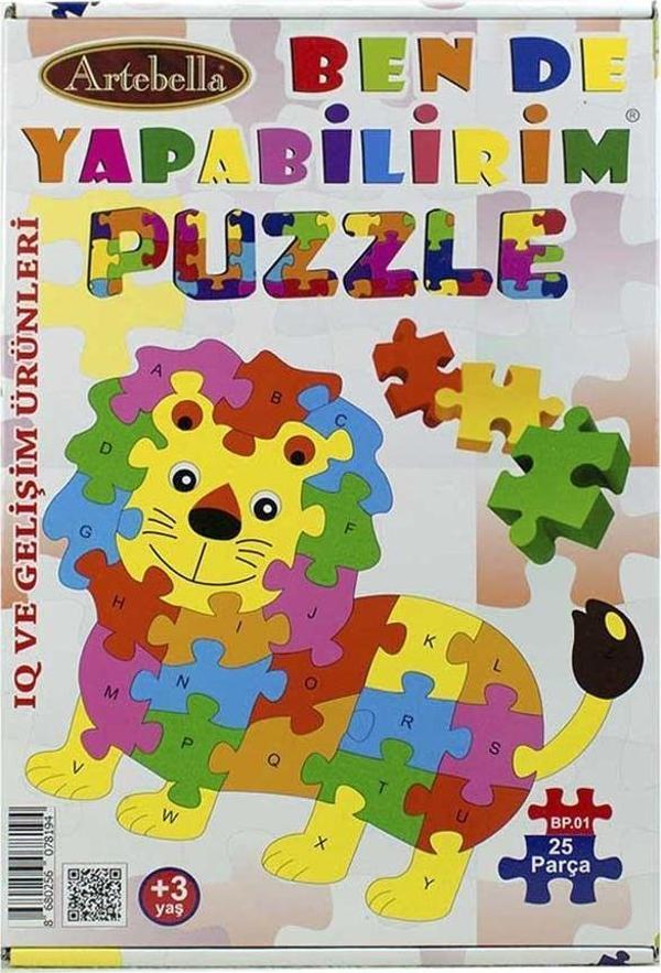Çocuk Eğitici 24 Parça Puzzle I Aslan +3 Yaş - Image 1