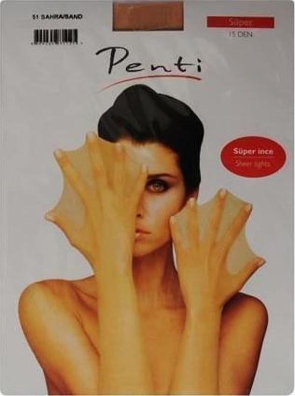 Penti Külotlu Süper 15 Den 51 Sahra Açık Ten No 4 Xl - Image 1