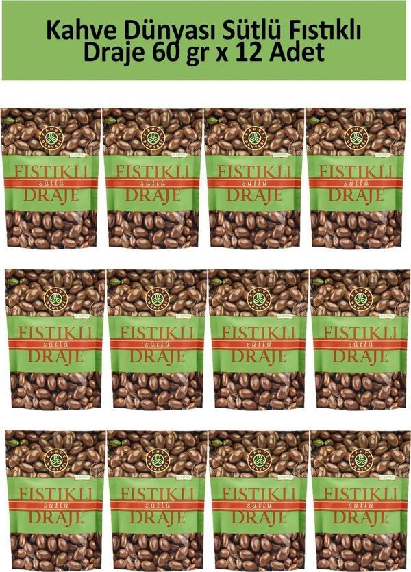 Kahve Dünyası ANTEP FISTIK DRAJE 60 GR x 12 Adet - Image 1