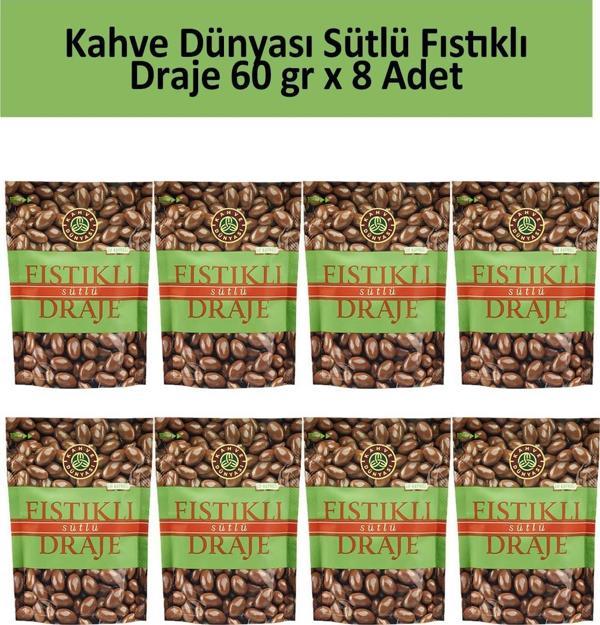 Kahve Dünyası ANTEP FISTIK DRAJE 60 GR x 8 Adet - Image 1