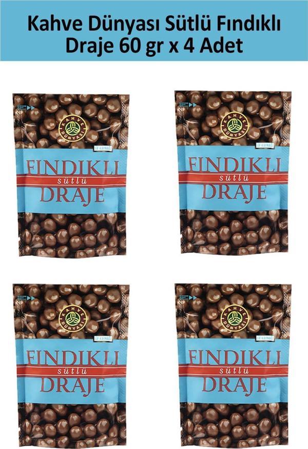 Kahve Dünyası FINDIK DRAJE 60 GR x 4 Adet - Image 1