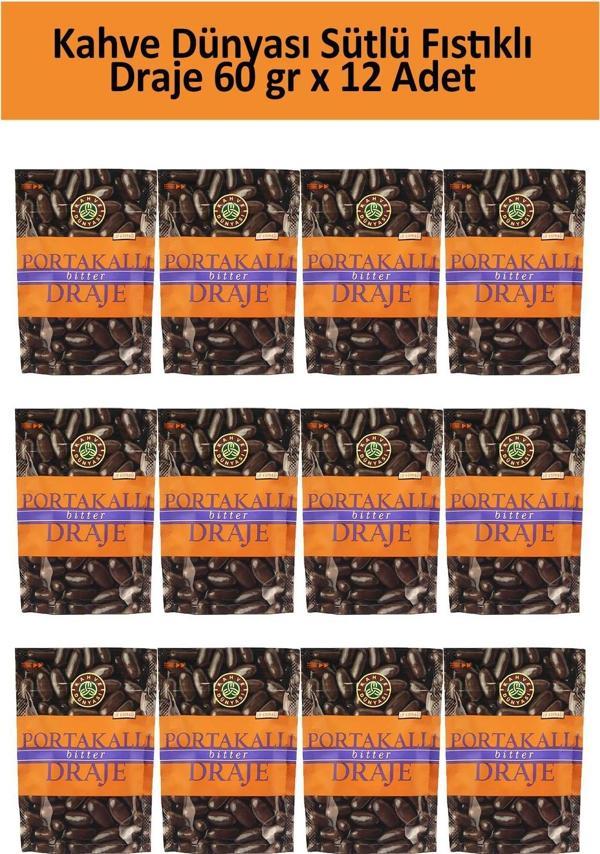 Kahve Dünyası PORTAKALLI BİTTER DRAJE 60 GR x 12 Adet - Image 1