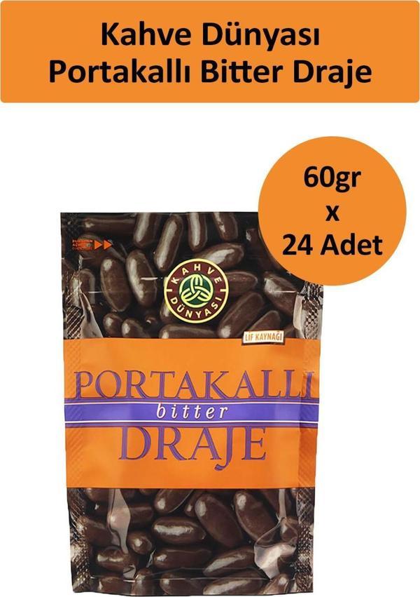 Kahve Dünyası PORTAKALLI BİTTER DRAJE 60 GR x 24 Adet - Image 1
