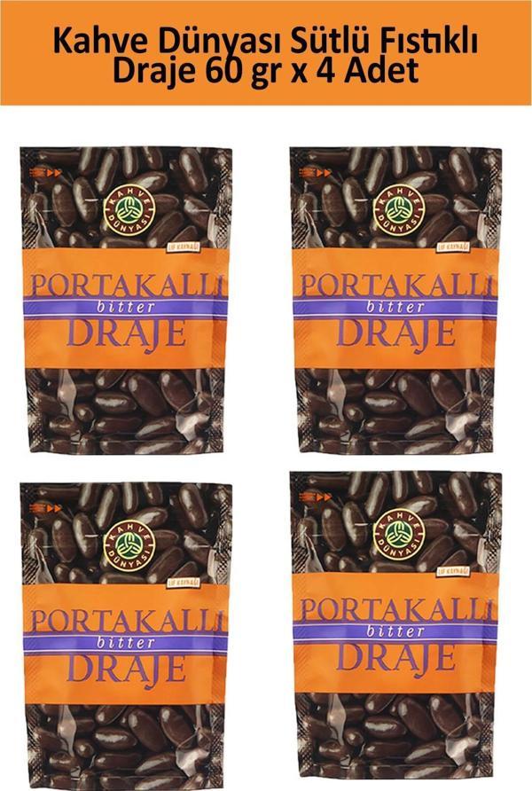 Kahve Dünyası PORTAKALLI BİTTER DRAJE 60 GR x 4 Adet - Image 1