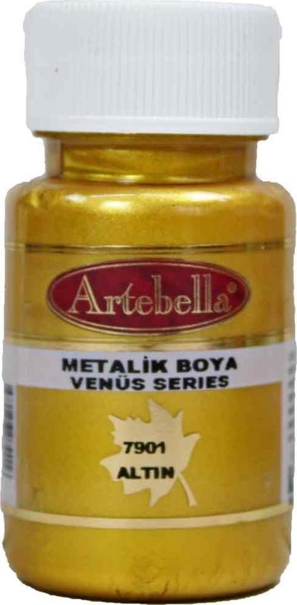 Artebella Altın 7901 Metalik Boya Venüs Serisi 50 ml - Image 1
