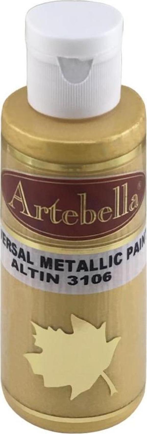 Artebella Altın Metalik Boya 130 ml 3106 - Image 1