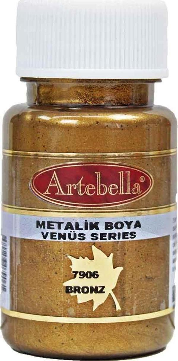 Artebella Bronz 7906 Metalik Boya Venüs Serisi 50 ml - Image 1