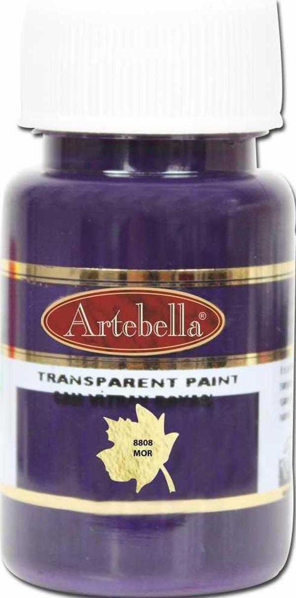 Artebella Cam Vitray Boyası 8808 Mor 50 ml - Image 1