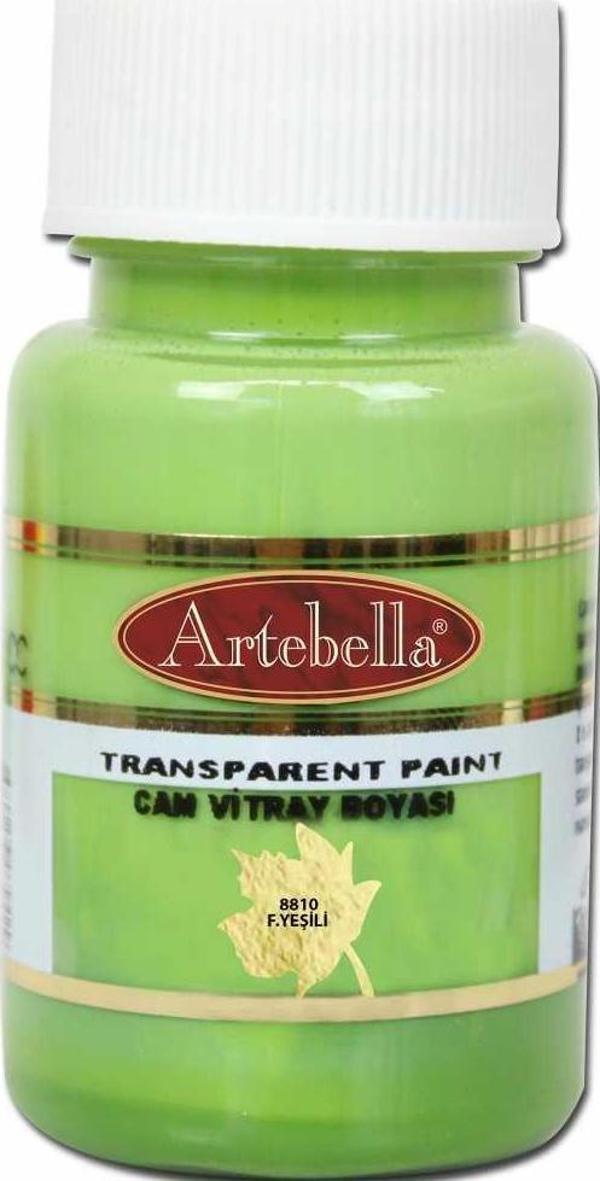 Artebella Cam Vitray Boyası 8810 Fıstık Yeşili 50 ml - Image 1