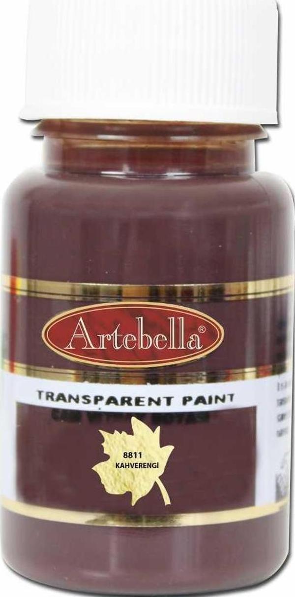 Artebella Cam Vitray Boyası 8811 Kahverengi 50 ml - Image 1